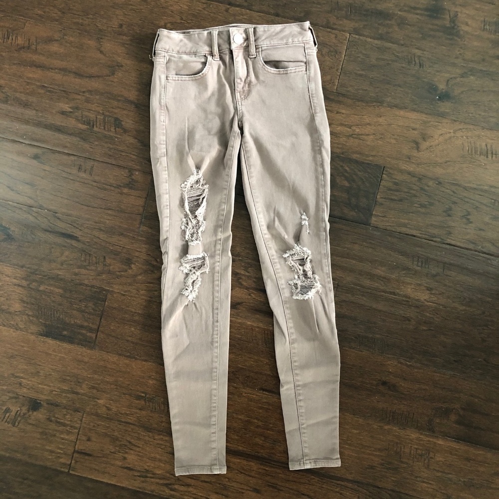 American Eagle Outfitters Girl Mauve Jeggings